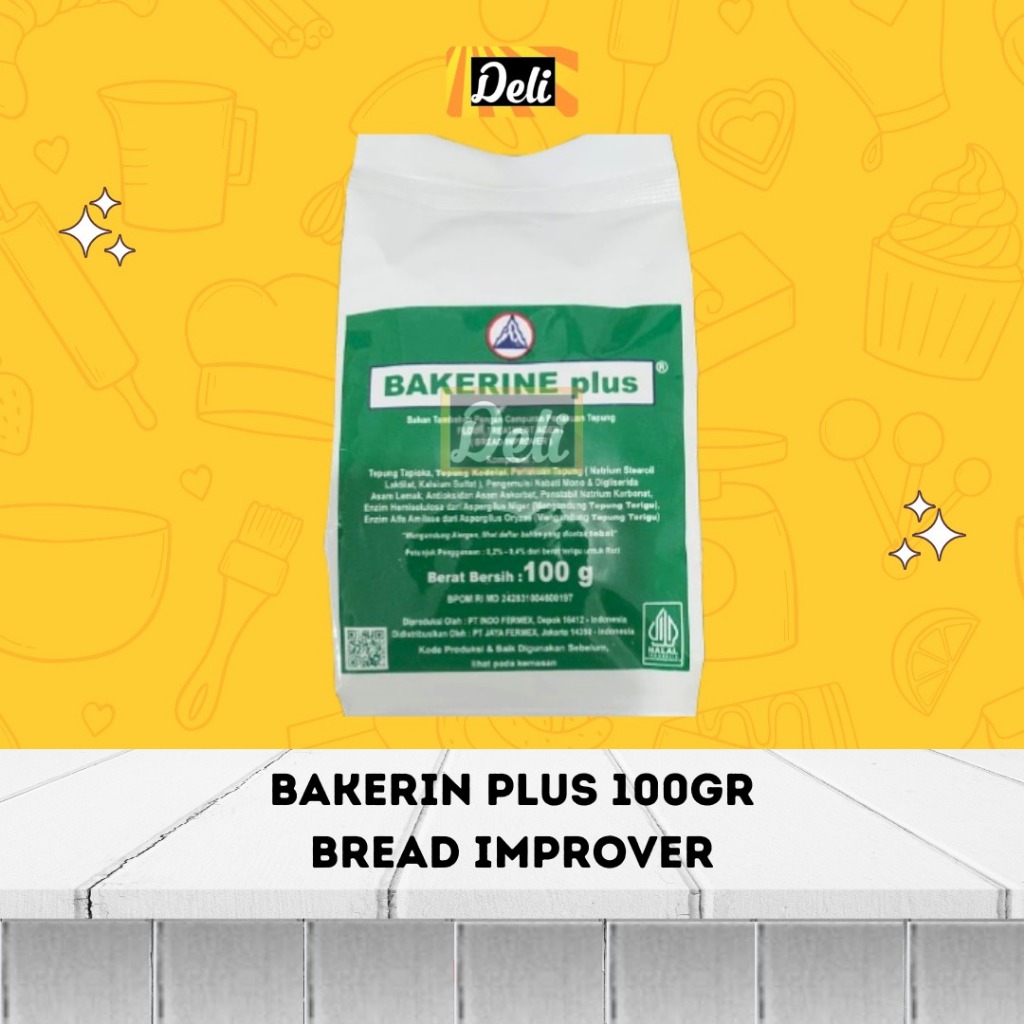Bakerine Plus 100gr Bread Improver Sachet 100gr