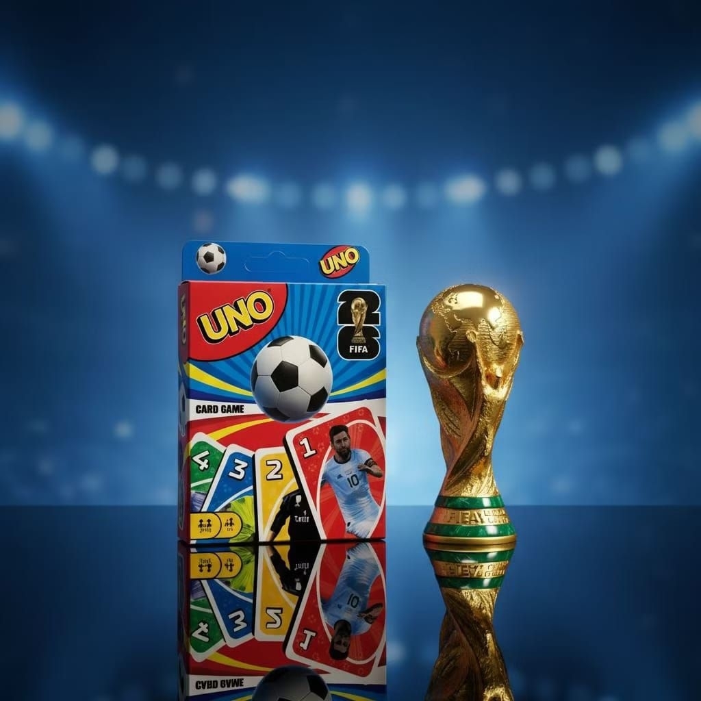 KARTU UNO FIFA WORLD CUP THE GOAT LIONEL MESSI  / UNO SPESIAL FIFA CARD GAME
