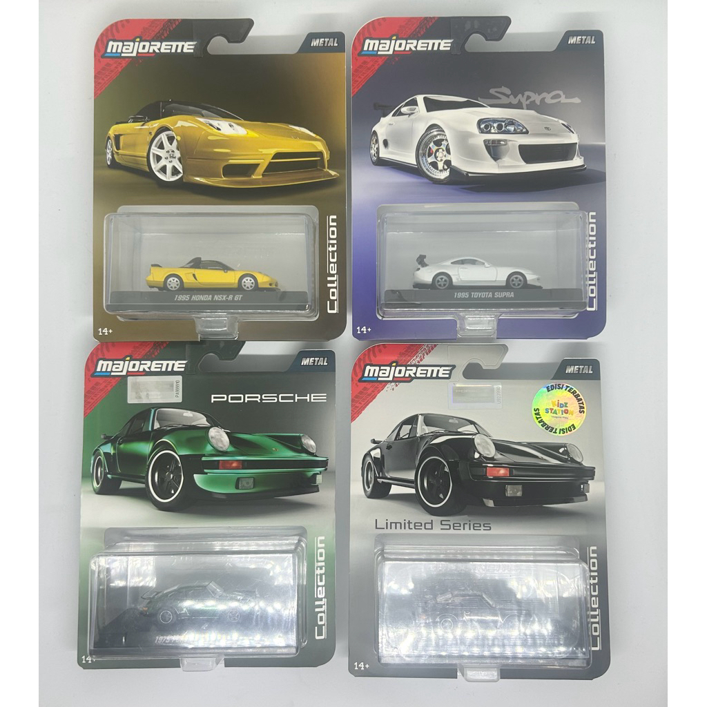 Majorette Collection Porsche Toyota Supra Honda NSX GT-R