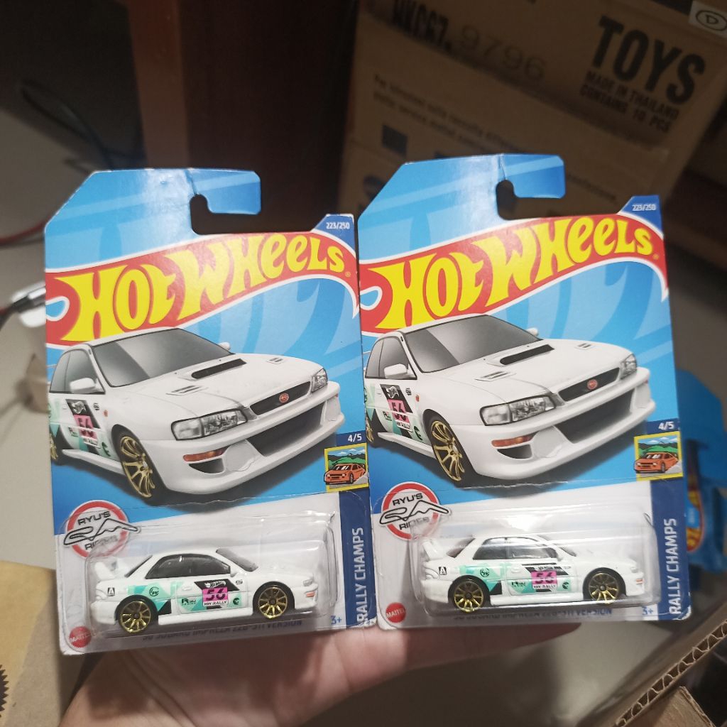 Hotwheels '98 Subaru Impreza 22B STi Version Reguler THR - Rally Champs Ryu CA Rides