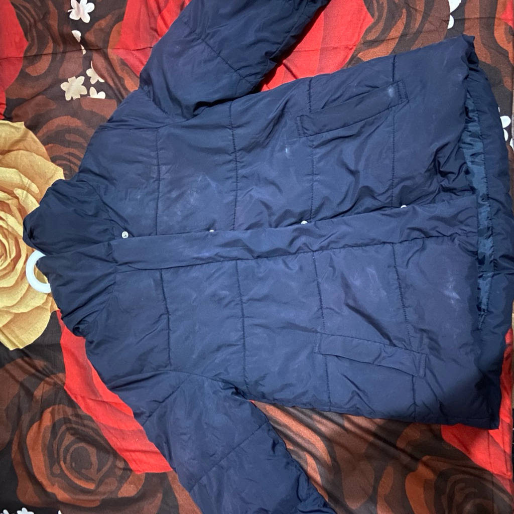 preloved jaket puffer bulu angsa