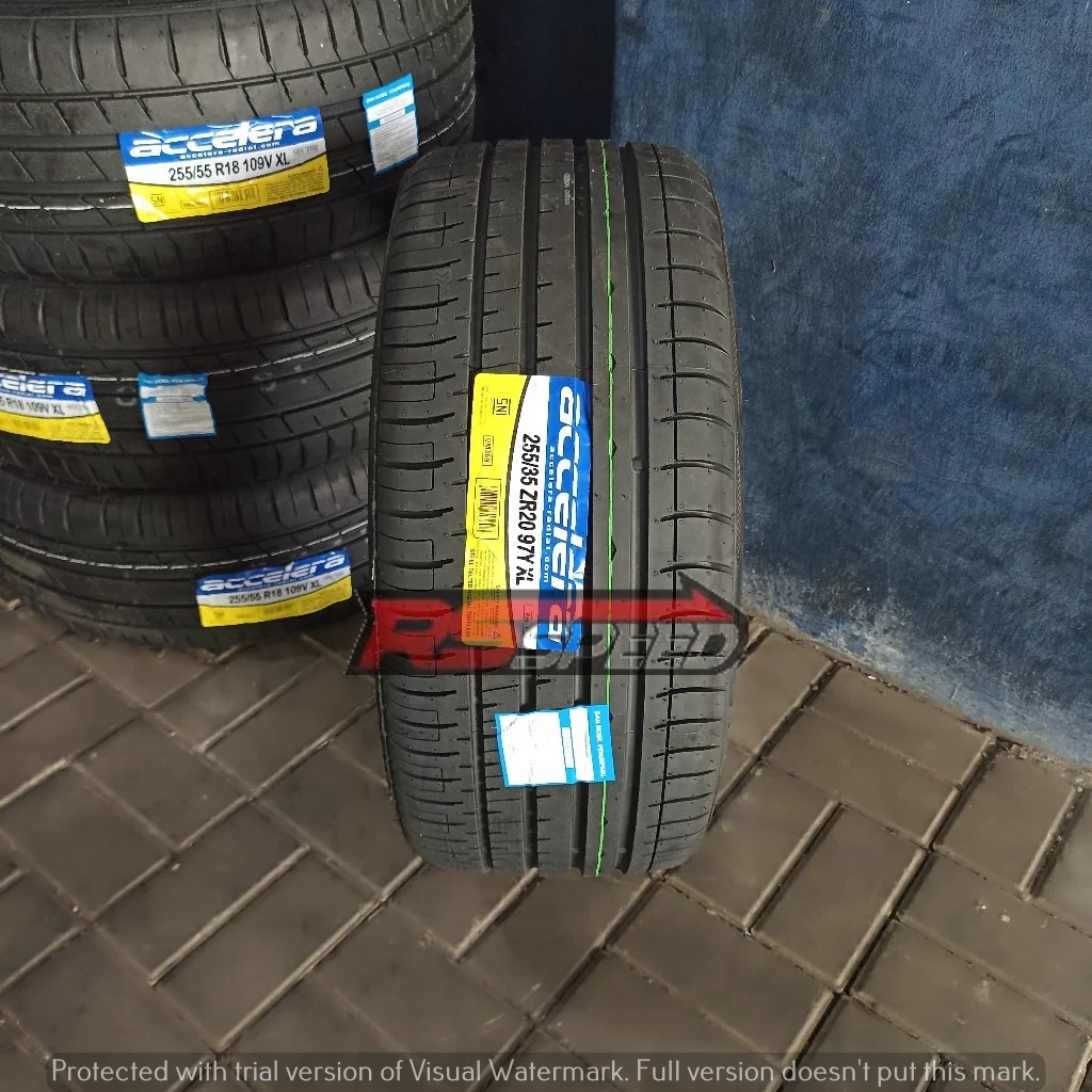BAN MOBIL RING 20 UKURAN 255/35 R20 MEREK ACCELERA PHI-R BAN MOBIL TUBLES R 20 255 35
