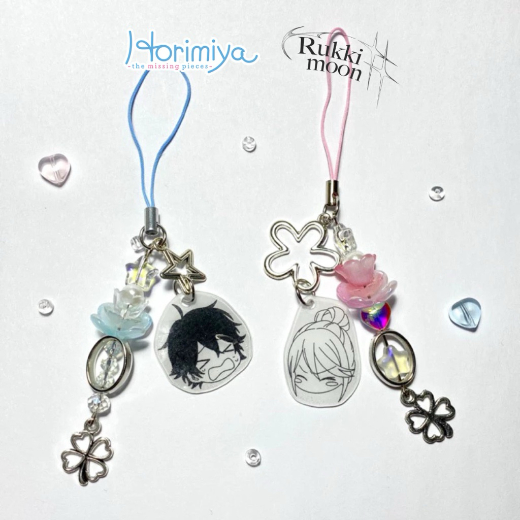 [Rukkimoon] Horimiya Cute Couple Charm | Horimiya S2 | Kyouko Hori | Izumi Miyamura | Keychain
