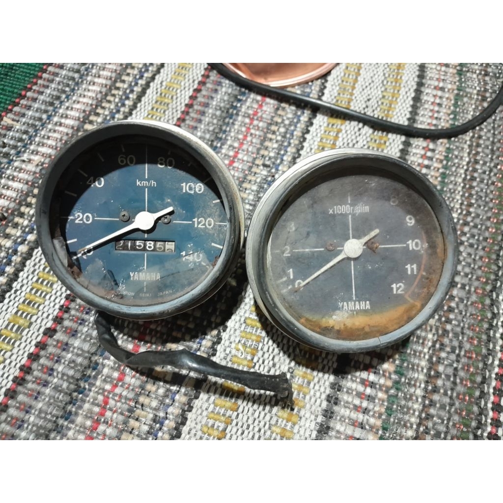 Spidometer yamaha rx 100 original bahan