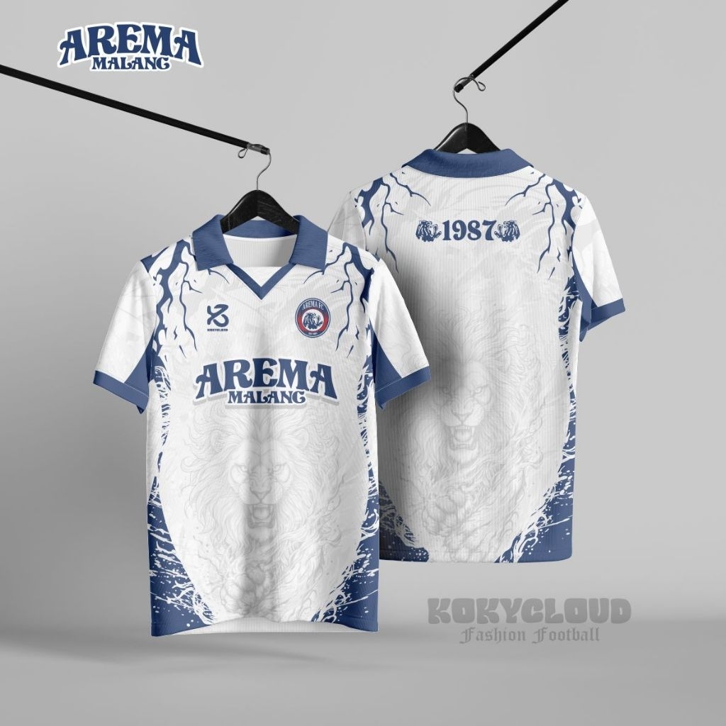JERSEY RETRO JERSEY BOLA JERSEY AREMA LION NEW