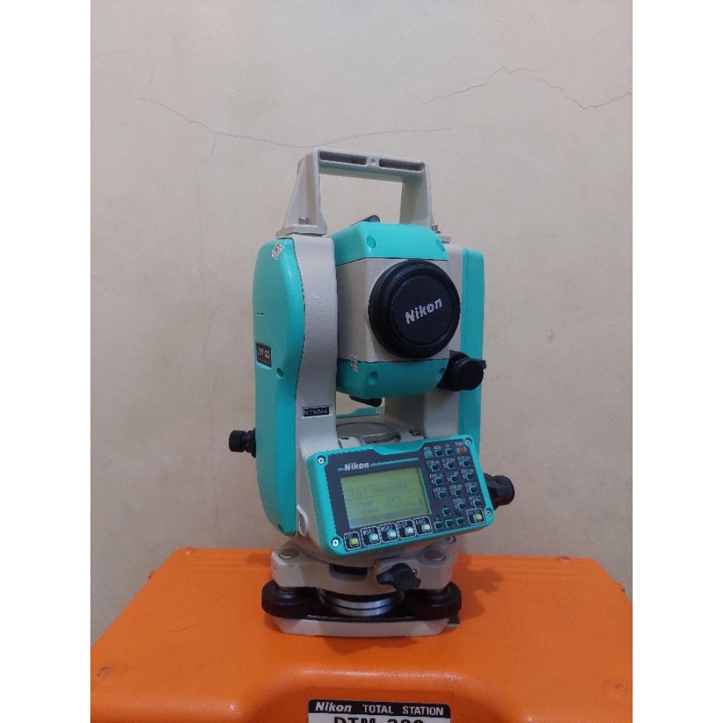 total station Nikon dtm 322 bekas lengkap murah