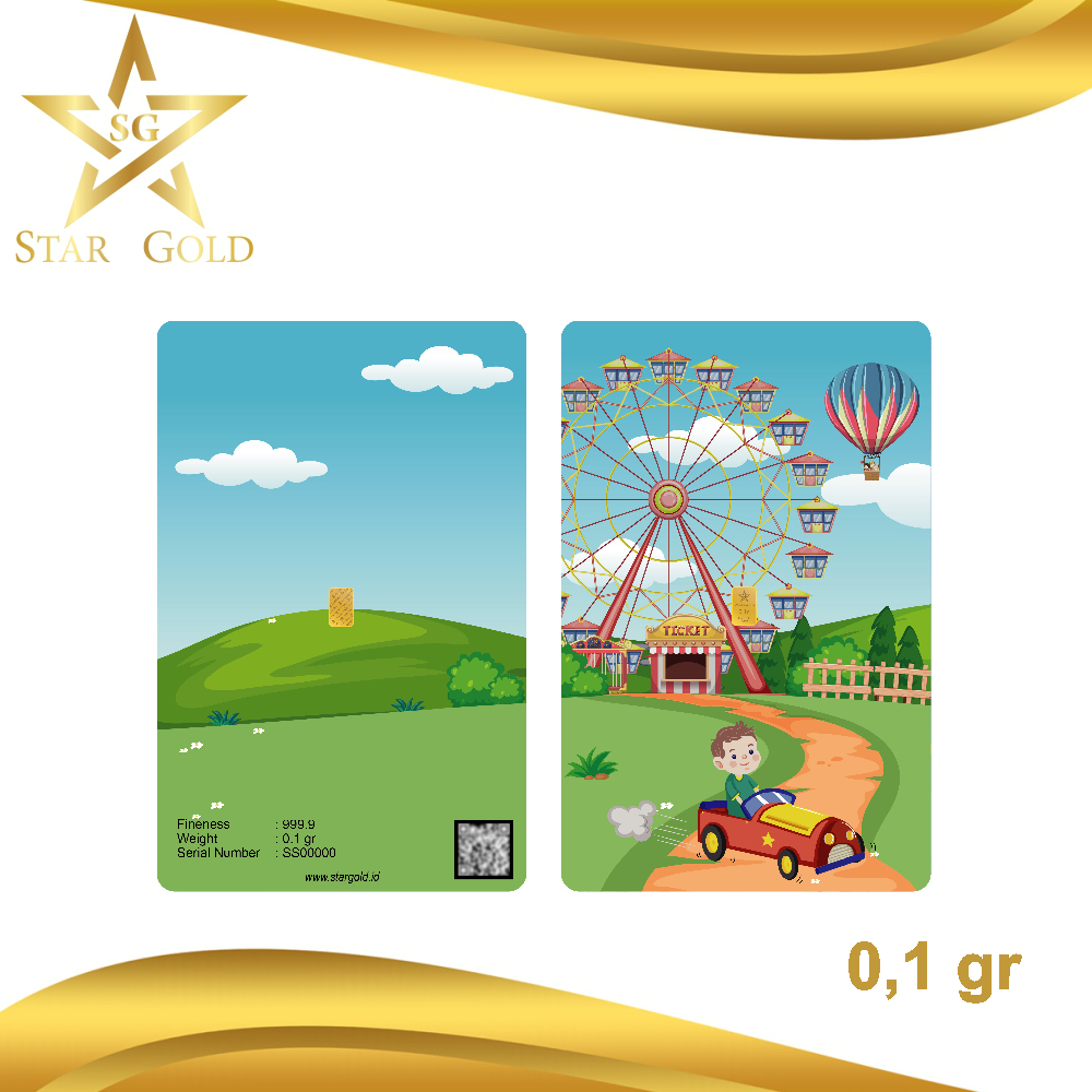 Star Gold Logam Mulia Baby Boy 2 Series 0.1gr