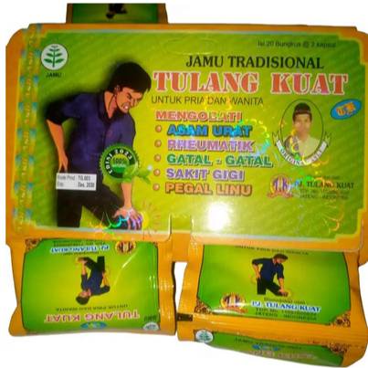 Tulang Kuat Kapsul Original Obat Asam Urat, Pegal Linu, Gatal, Rheumatik