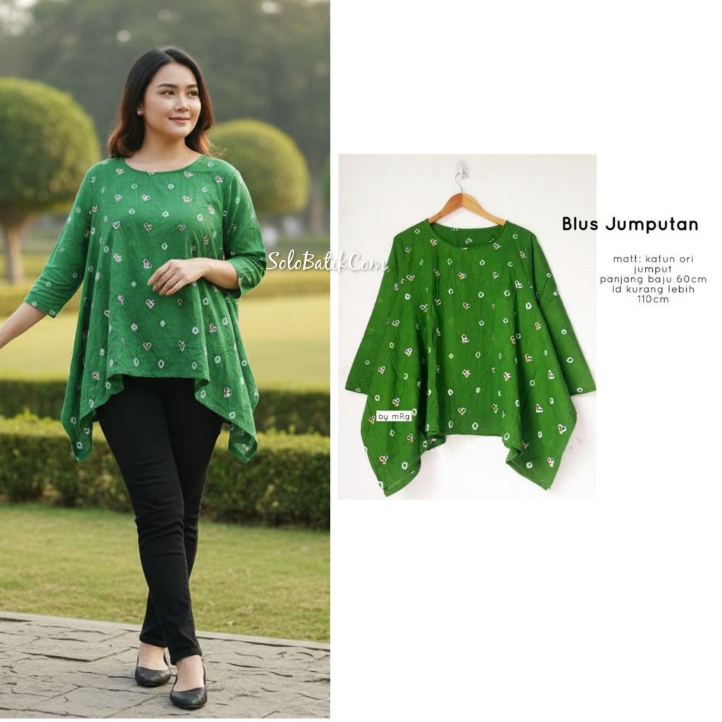 BLUS BATIK SOLO ATASAN JUMPUTAN