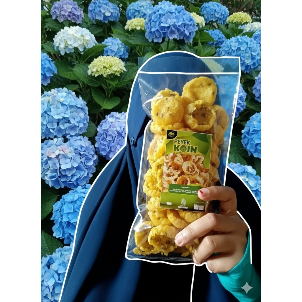peyek kacang ijo | peyek koin kacang ijo