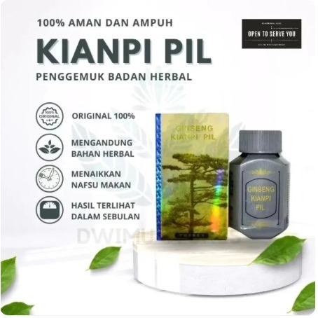Produk Unggulan Ginseng kianpi  ( Kianpi Original ) KP KIAN KAPSUMA ASLI PIL GEMUK ORI