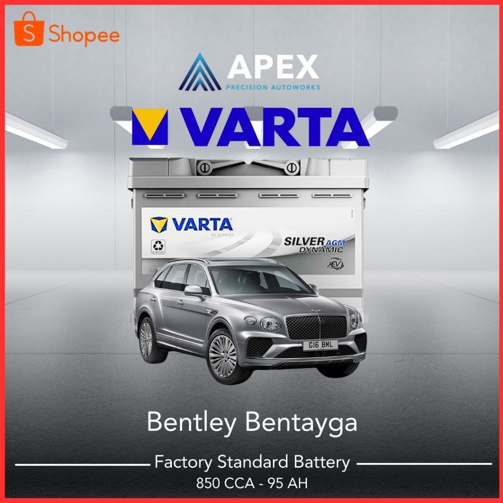Aki VARTA SILVER DYNAMIC AGM BENTLEY BENTAYGA