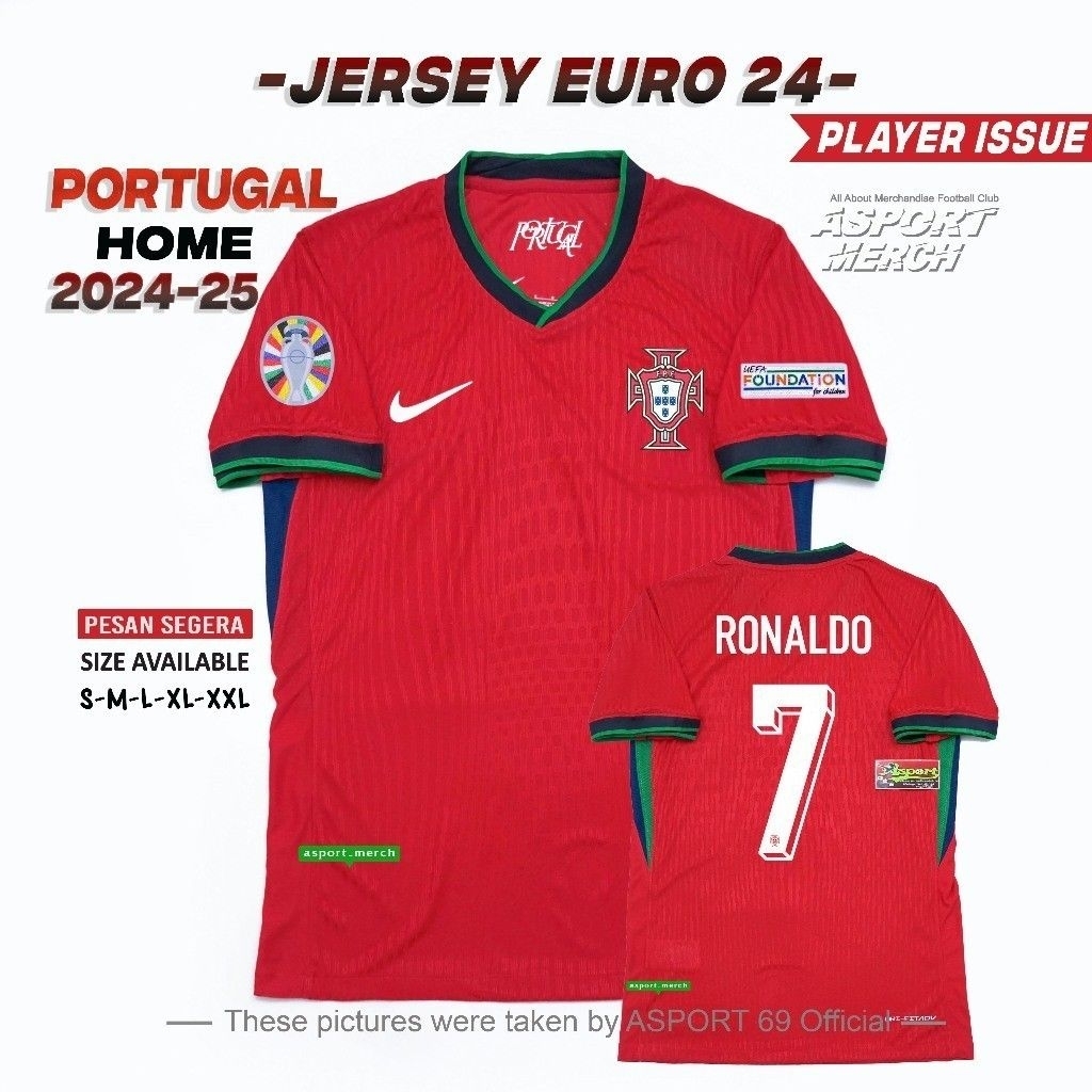 JERSEY PLAYER ISSUE PORTUGAL HOME 2024 2025 PI