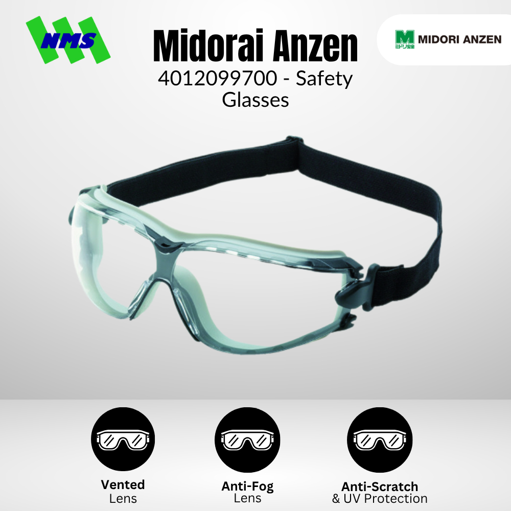 Kacamata Midori Anzen Safety Goggles (Small Type) 4012099700