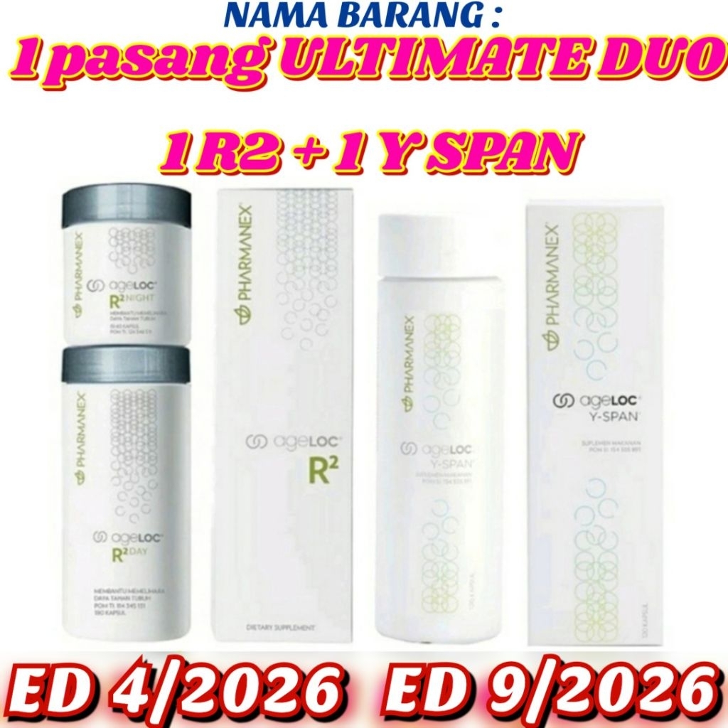 ULTIMATE DUO 1 R2 1 Y SPAN ANTI AGING TERBAIK ED 4/2026R2              : ED 4/2026Y SPAN     : ED 9/