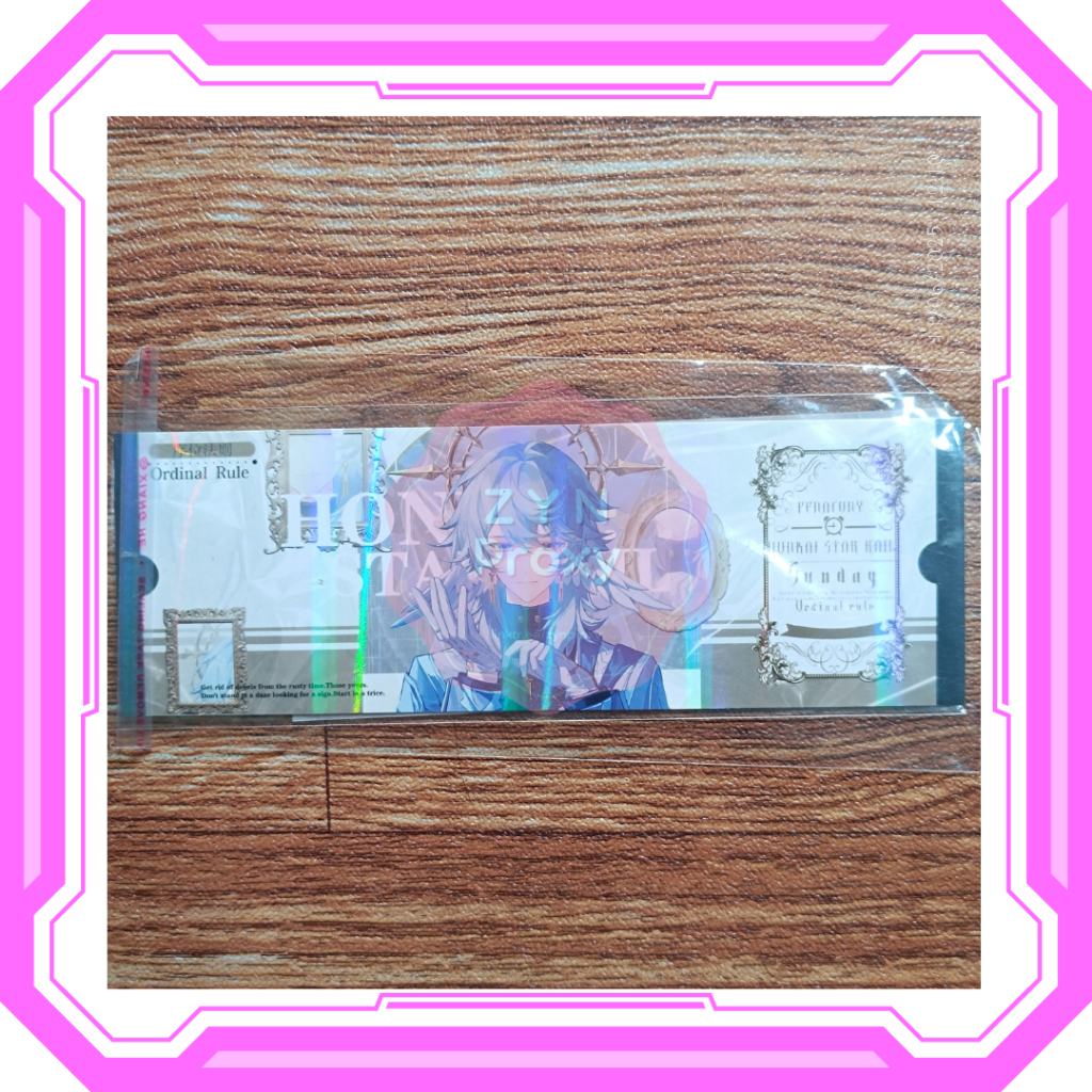 READY STOCK HONKAI STAR RAIL HSR [Fanmerch] Ticket Sunday