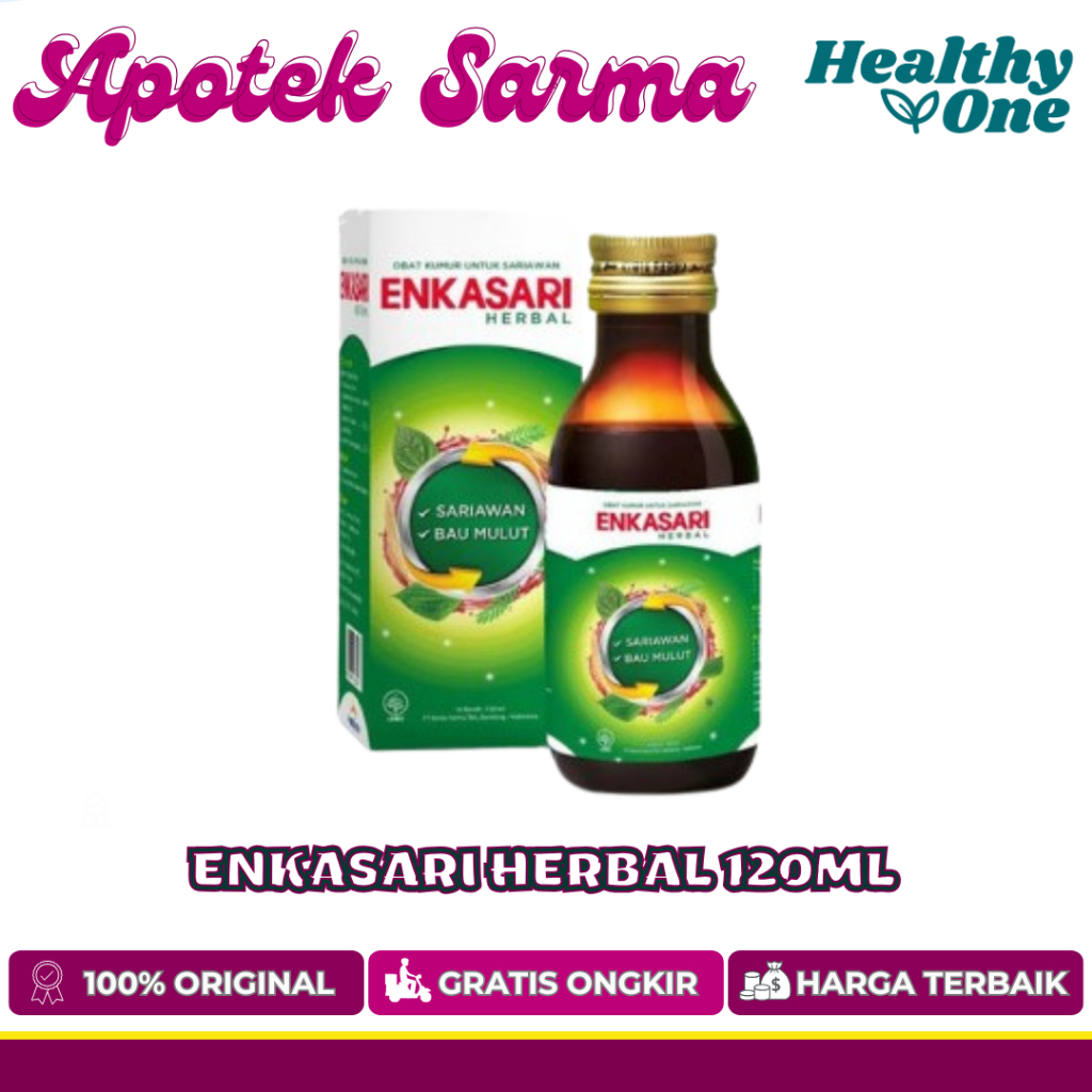 ENKASARI HERBAL 120ML OBAT KUMUR SARIAWAN