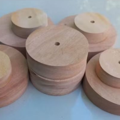 Roda Kayu Bubutan Keping Kayu Bulat Diameter 7cm Lebar 2cm DIY Murah