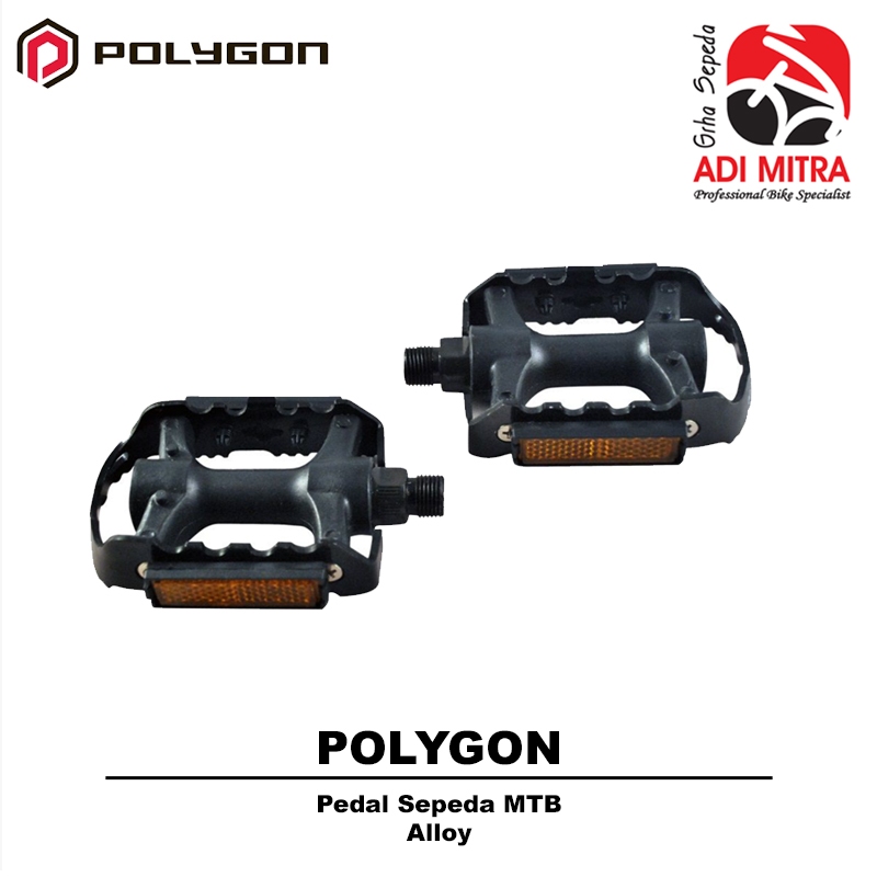 Polygon Pedal Sepeda MTB Alloy | Pedal Sepeda Gunung | pijakan kaki