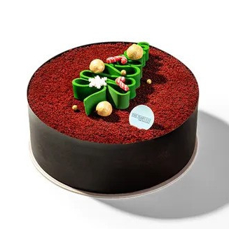 SEASONAL CAKE SCARLETT RED VELVET D20 / KUE BOLU LEBARAN / IDUL FITRI / NATAL / IMLEK THE HARVEST OL