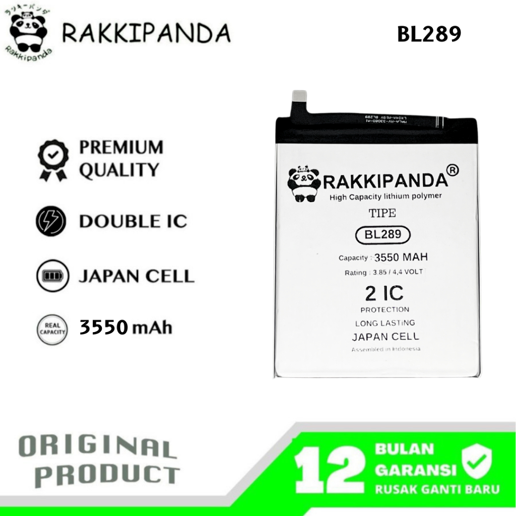 RakkiPanda - BL289 Lenovo K5 Play Batre Batrai Baterai