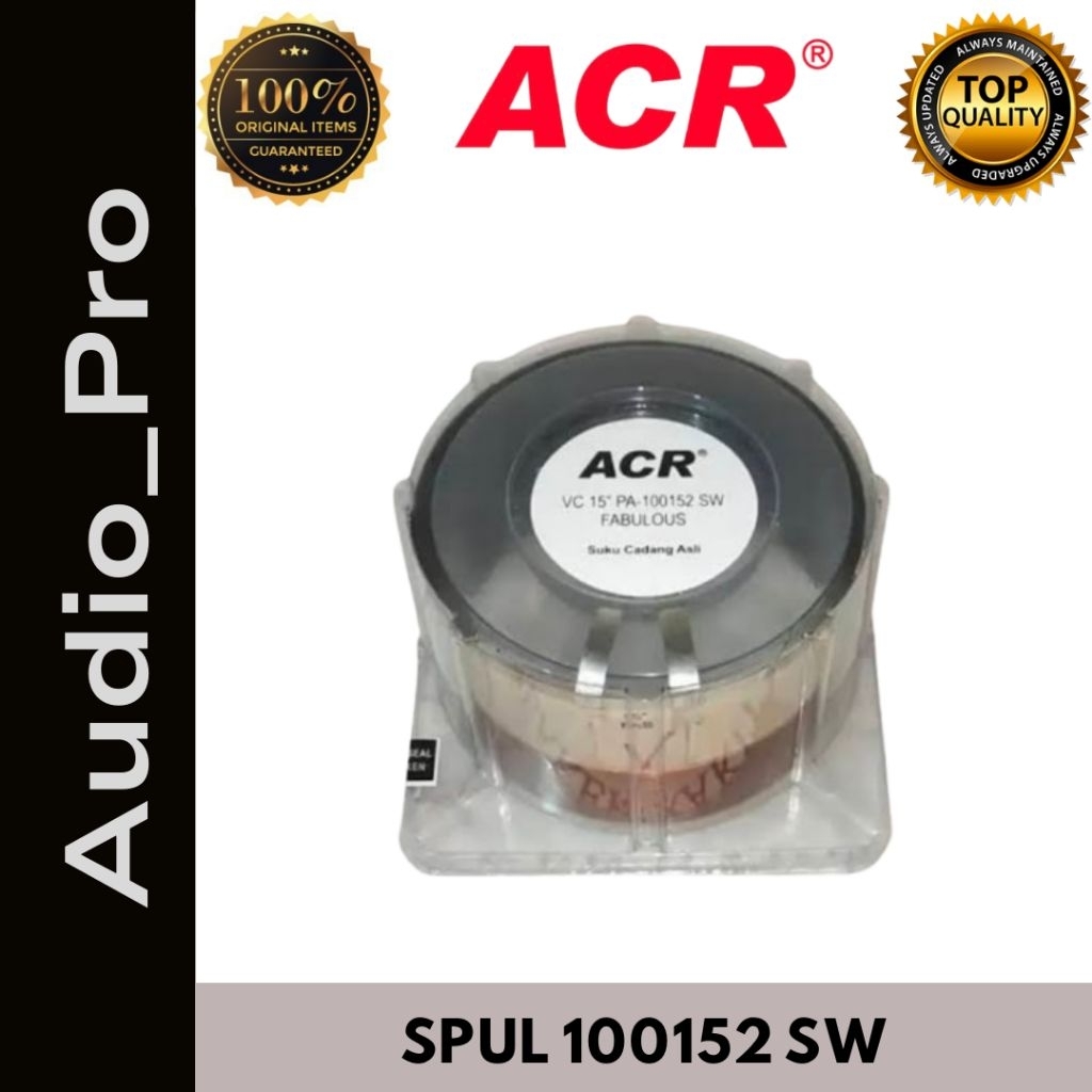 Spul Voice Coil Speaker ACR 15inch PA 100152 SW FABULOUS