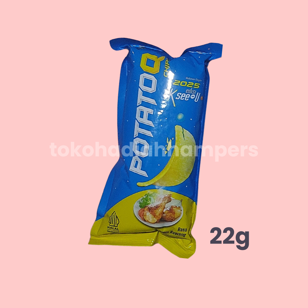 Kikoya Snack Potatoq Chips Rasa Sambal Daun Jeruk 22g
