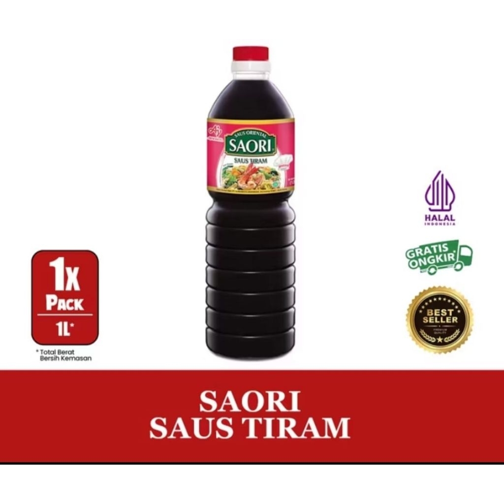 Saori Saos Tiram 1liter | saos tiram saori | saos tiram | Lucky frozen mart