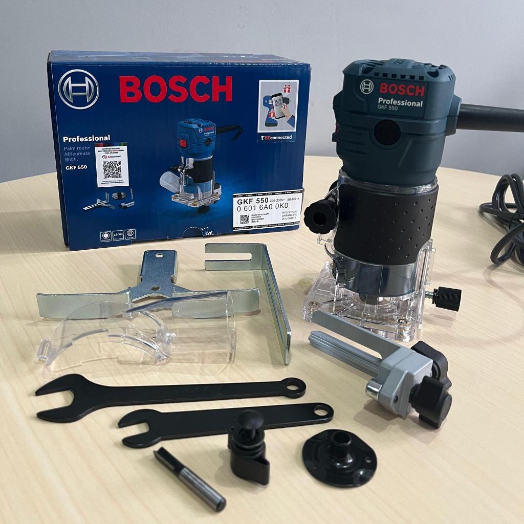 Bosch GKF 550 Palm Router Trimmer Profil Kayu GKF 550 BOSCH Router 1/4" / Router Genggam BOSCH GKF55