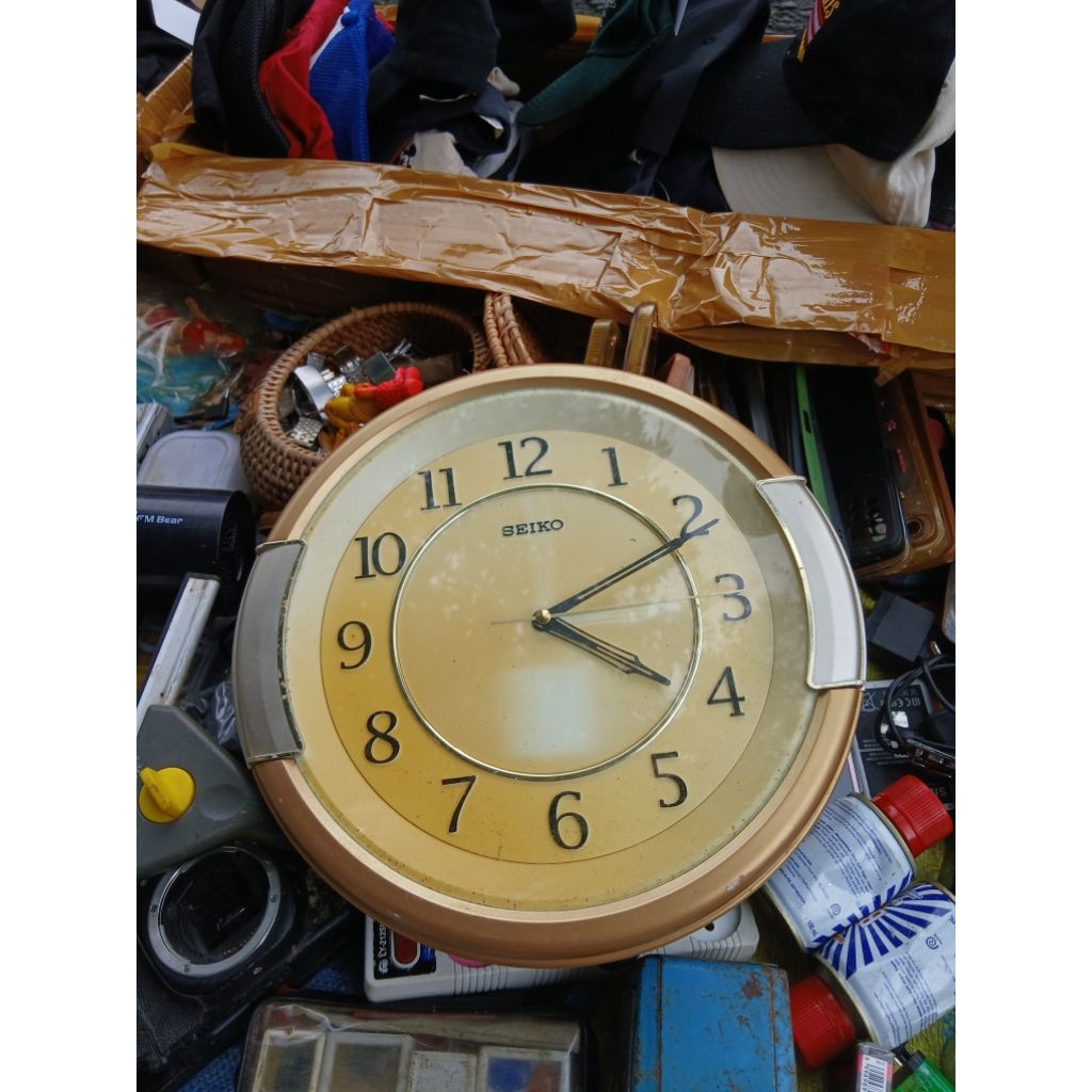 jam dinding seiko 145rb  jadul antik kuno lawas vintage display normal