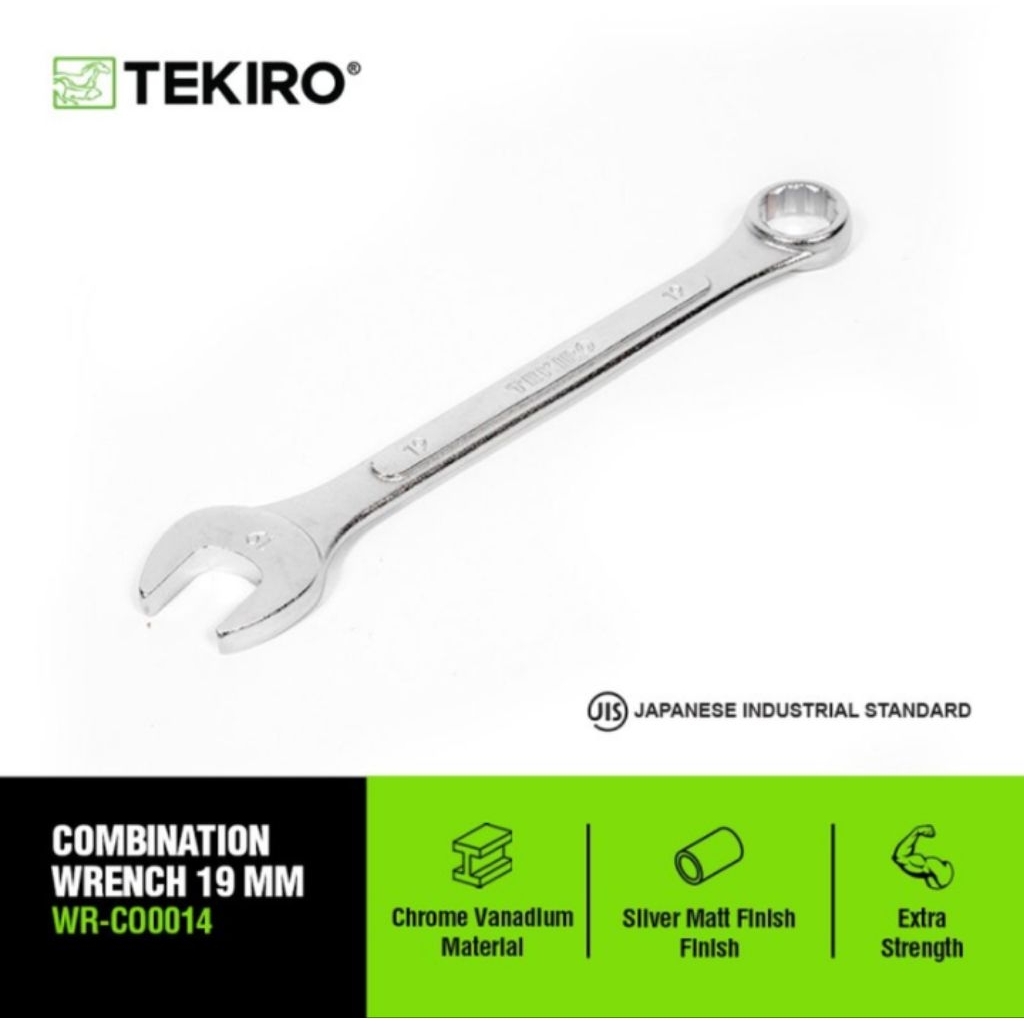 Kunci Ring Pas Tekiro 19 mm Combination Wrench