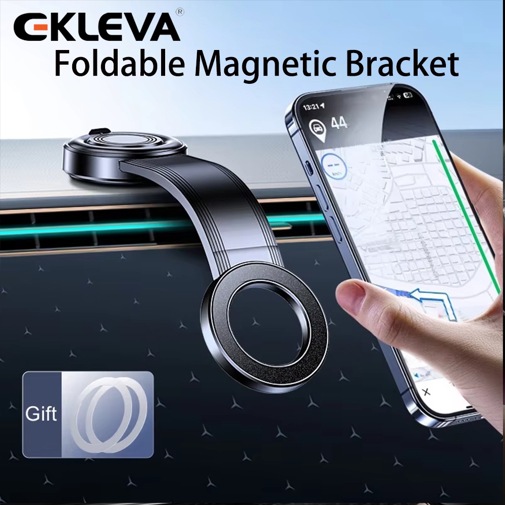 EKLEVA New Magnetic Car Phone Mount, Bendable & Removable Mount, Sudut yang dapat disesuaikan