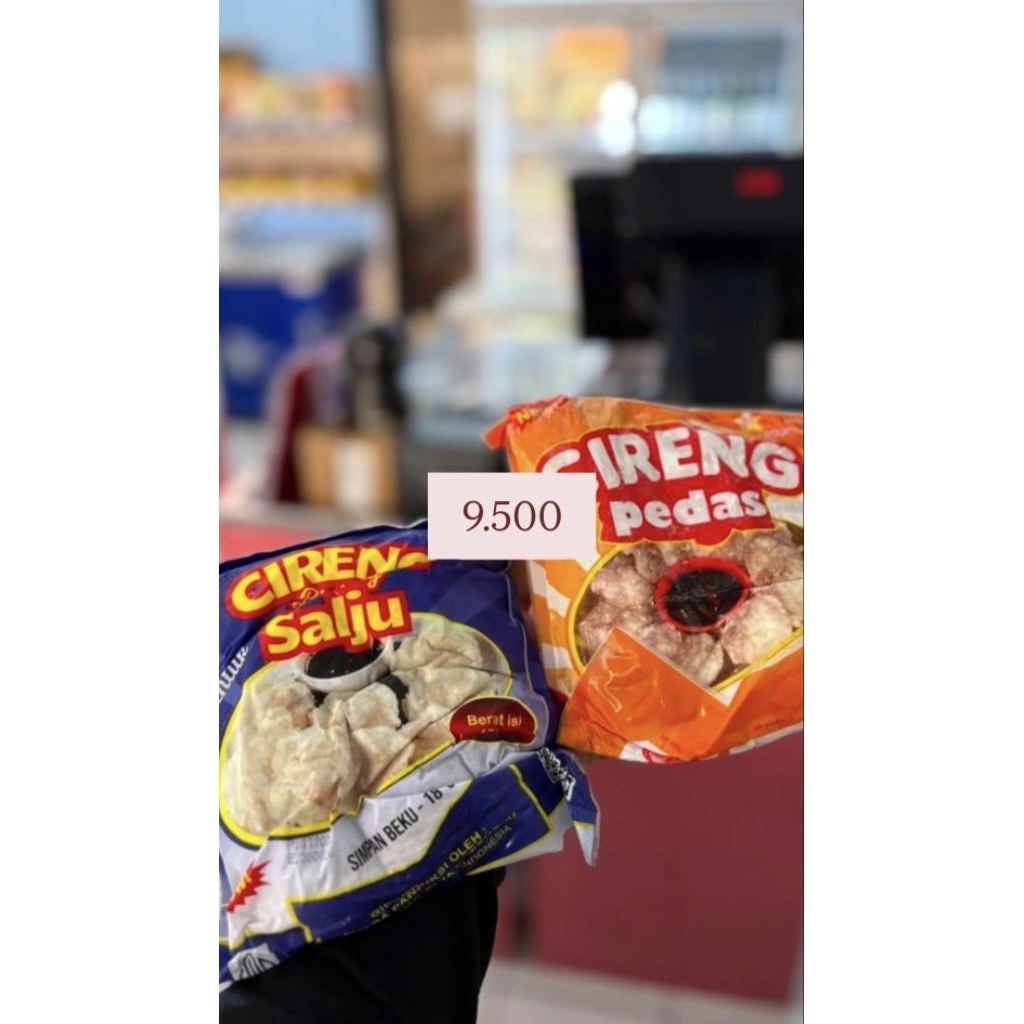 FROZEN FOOD CIRENG SALJU - CIRENG PEDAS - RUJAK CIRENG - READY STOK CIRENG SALJU