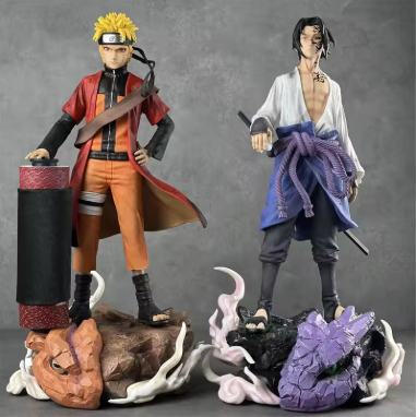 TS 42cm Anime Naruto Uzumaki Action Figures Cartoon Anime GK PVC Model Doll Koleksi Patung Mainan