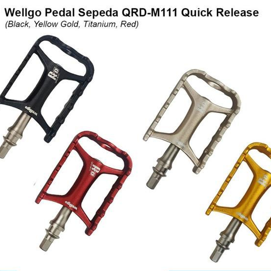 Wellgo Pedal Sepeda Qrd 111 Bicycle Pedal Quick Release Mtb Roadbike