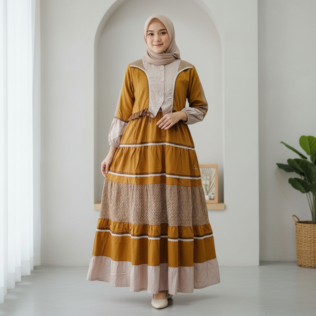 Terbaru Branded 100% ORIGINAL dan HIGH QUALITY GAMIS SHABRINA