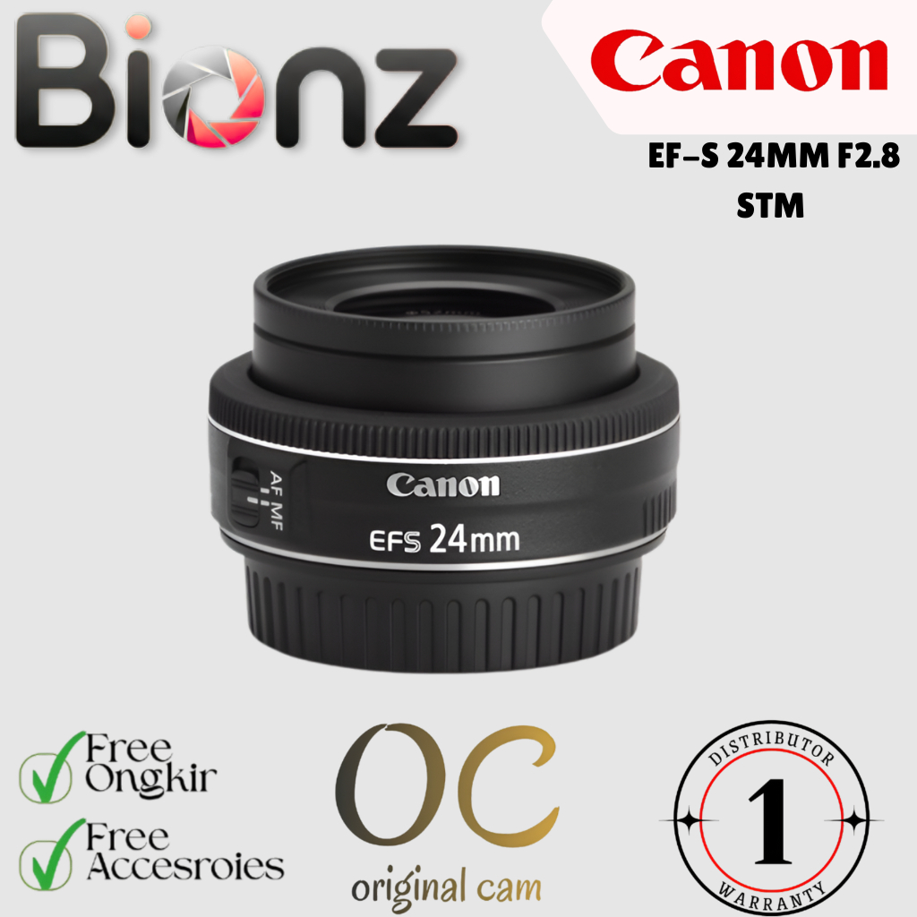 LENSA CANON EF-S 24MM F/2.8 STM / CANON EF-S 24MM F/2.8 STM