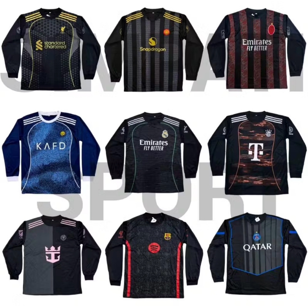 KAOS JERSEY PANJANG / KAOS JERSEY BOLA PANJANG / BAJU OLAHRAGA LENGAN PANJANG /Jersey Baju Bola Panj