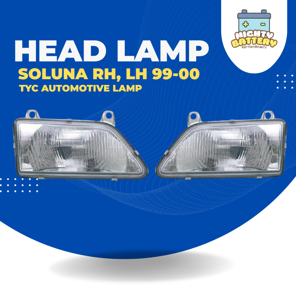 Head Lamp Soluna RH, LH 99-00