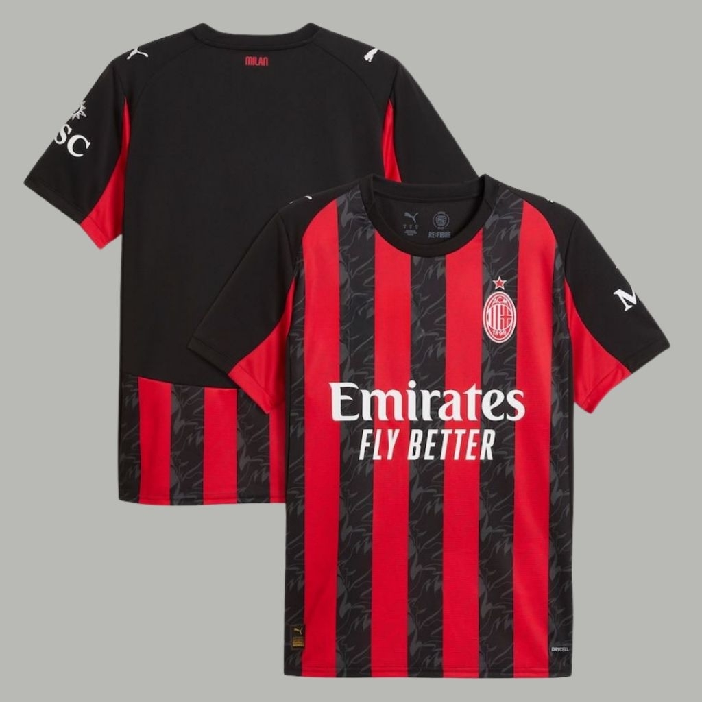 Jersey Fantasi AcMilan Player issue//Jersey Home AcMilan 2025-2026 Go To Thailand