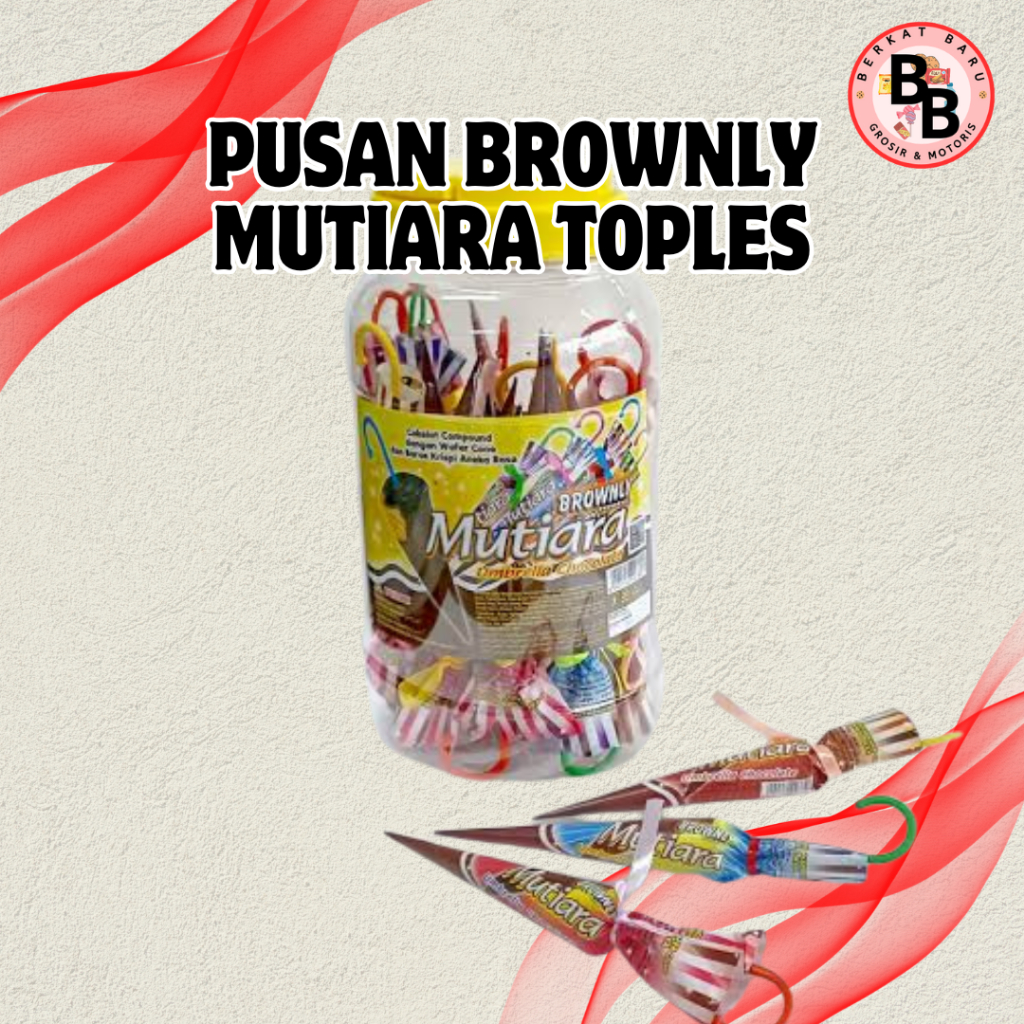 [BB SNACK] PUSAN BROWNLY MUTIARA COKLAT PAYUNG TOPLES