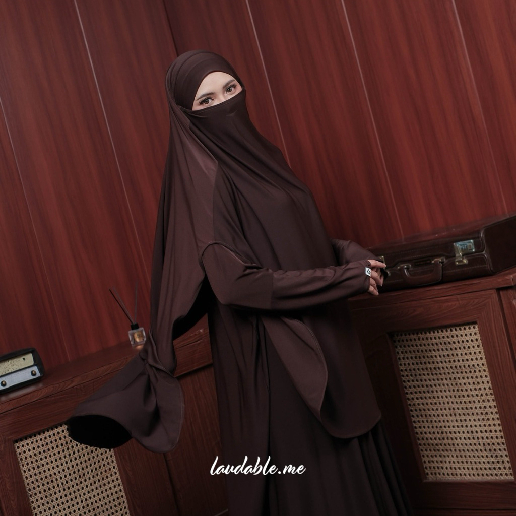 Laudable - Amira French Khimar Jersey (Khimar Jersey Premium Jumbo)