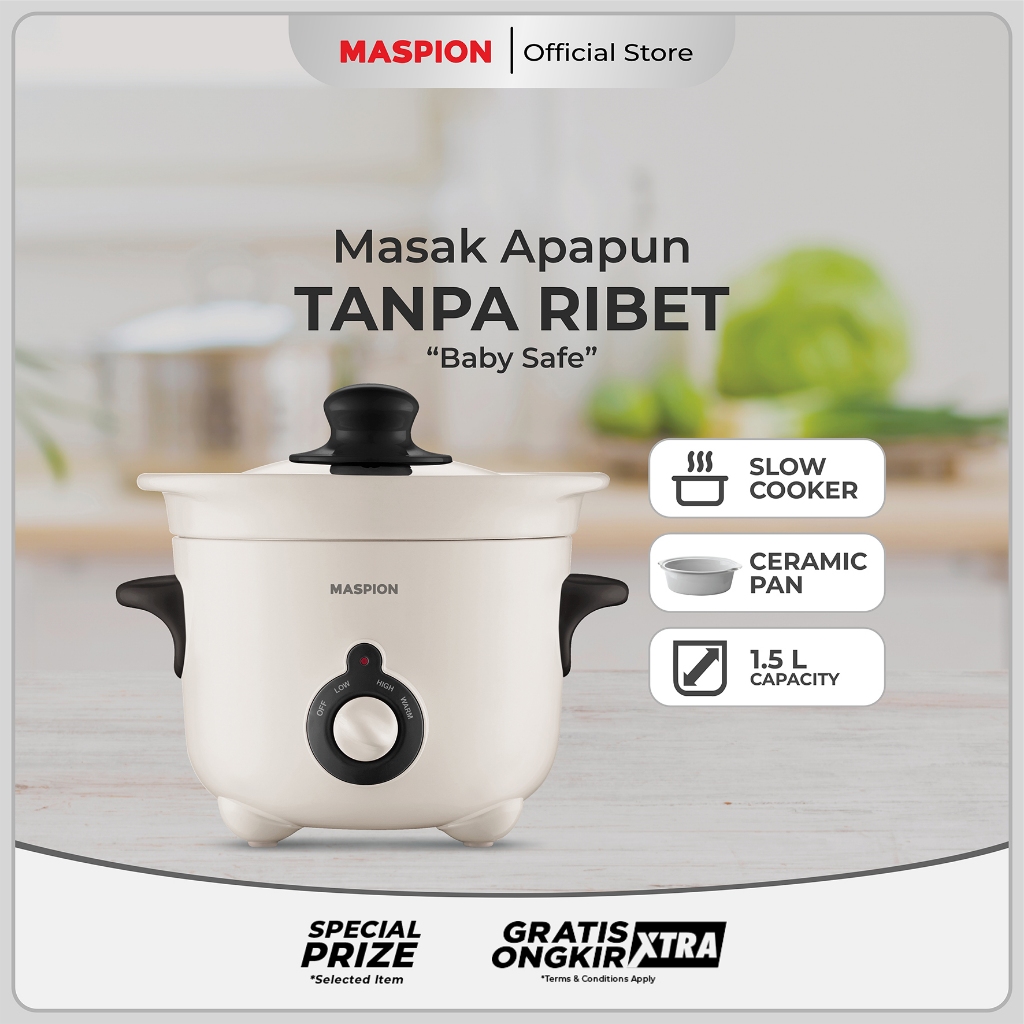 Maspion Slow Cooker Magic Cooker 1.5 Liter MSC-1815