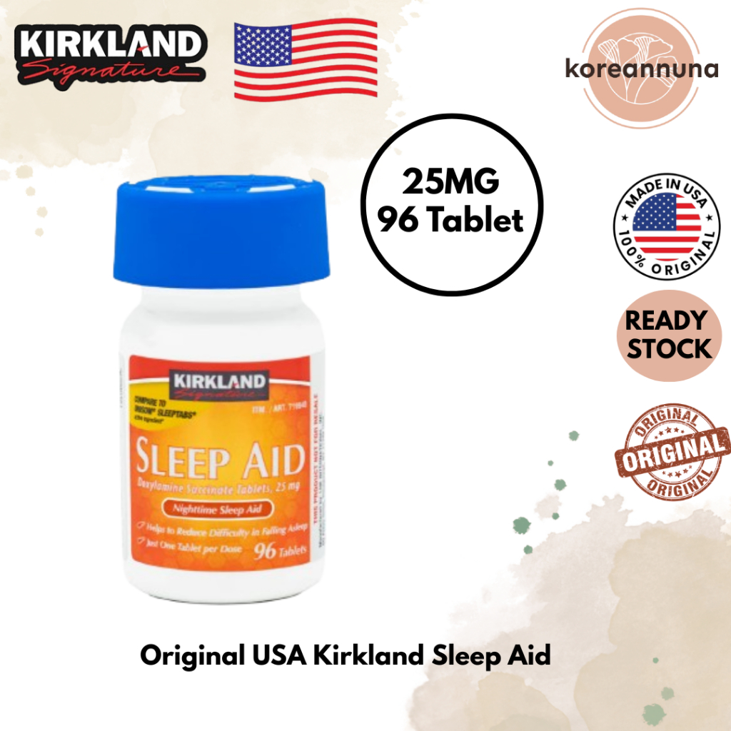 Original USA Kirkland Sleep Aid 96tablets