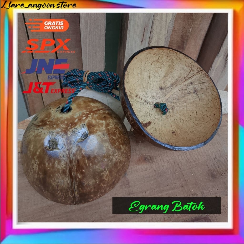 Egrang batok kelapa / Egrang dari tempurung kelapa, egrang mainan anak anak