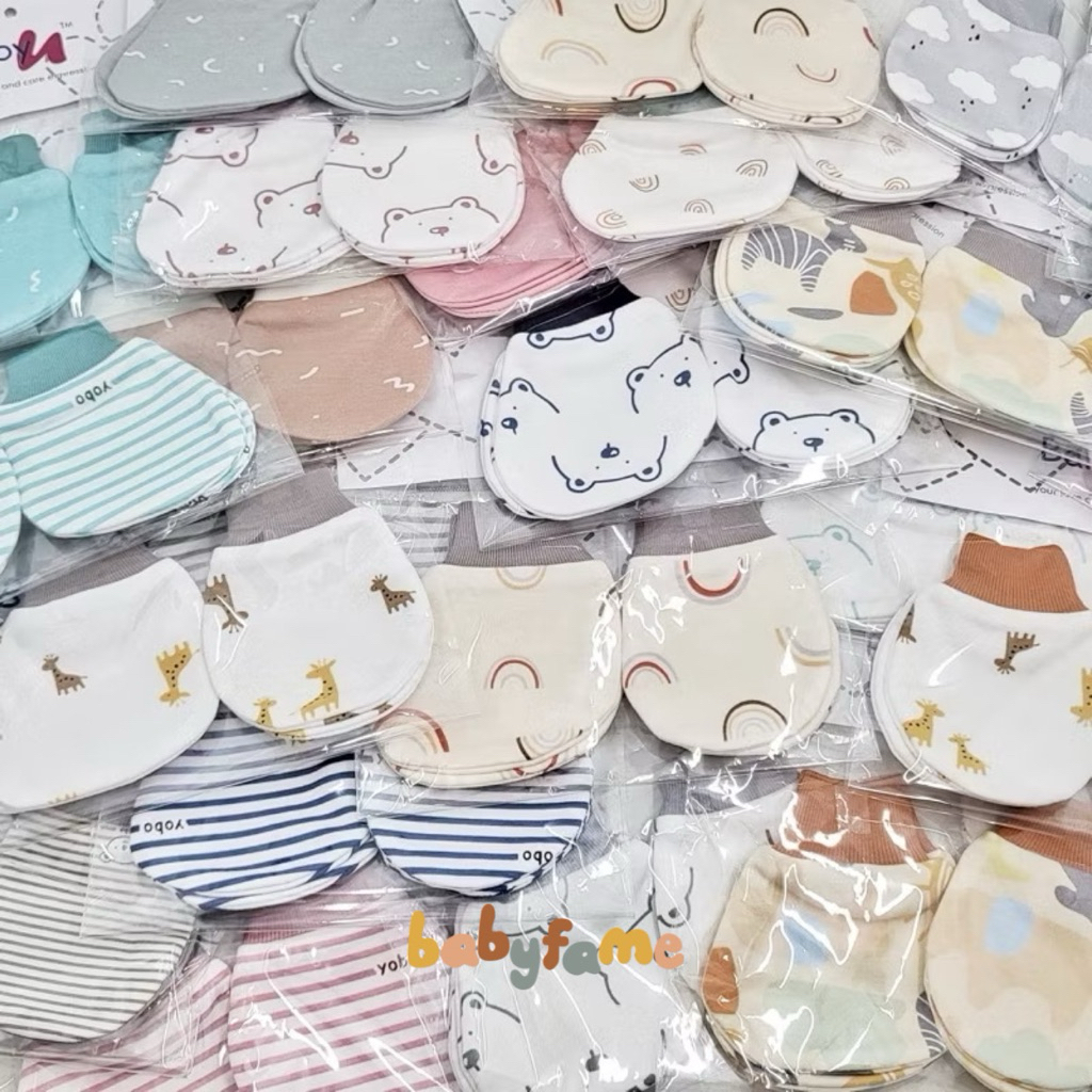 YOBO LAND SARUNG TANGAN & KAKI BABY | STK SET