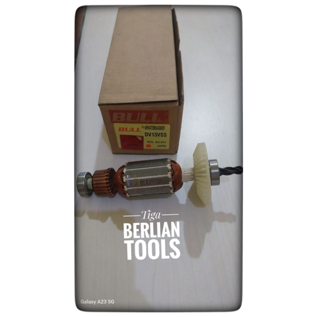 BULL Armature Angker DV 13VSS untuk Bor 13 mm Hitachi