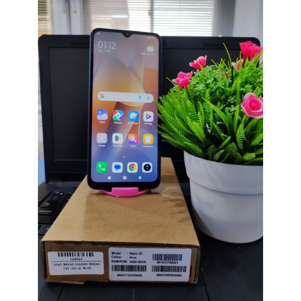 HP HAPE XIAOMI REDMI 12C 3/32 ORIGINAL SECOND