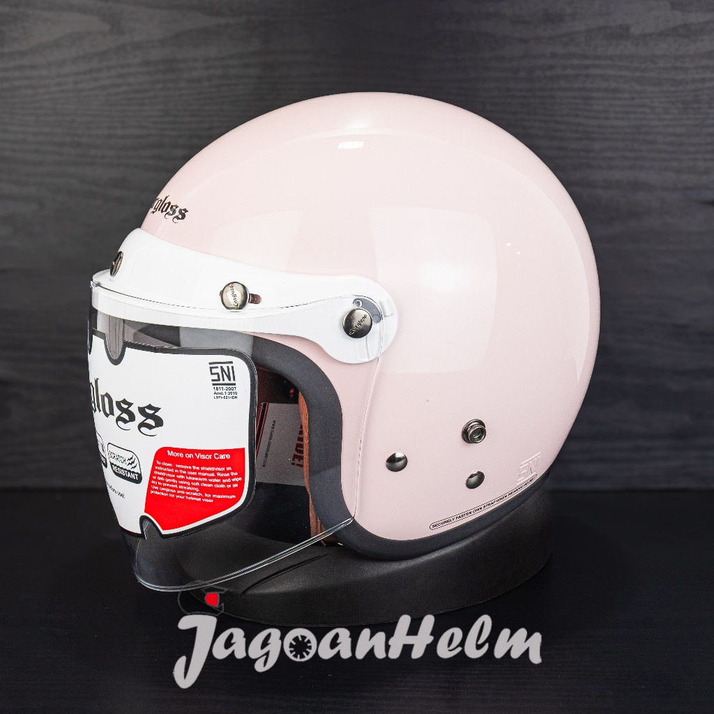 CARGLOSS HELM CF HIJAB RETRO | PALE PINK | CFH HIJAB CARGLOS