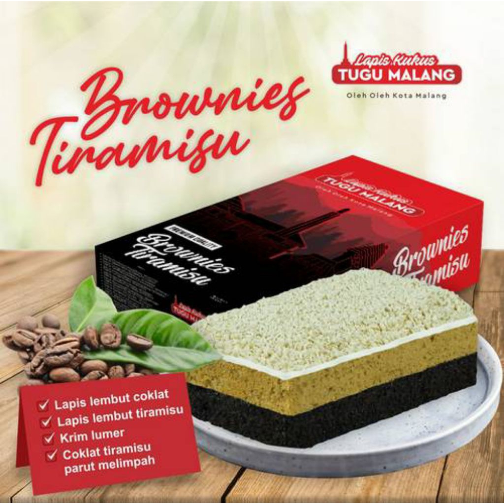Lapis Kukus Tugu Malang Brownies Tiramisu